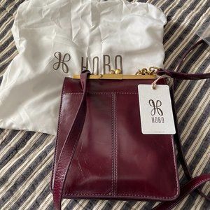 Vivian Small Merlot colored Crossbody Handbag by Hobo
